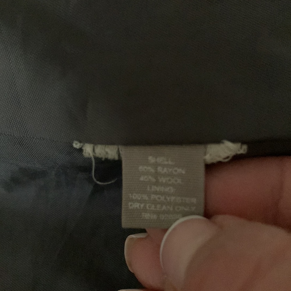 Fossil plaid double breasted coat - Picture 13 of 13